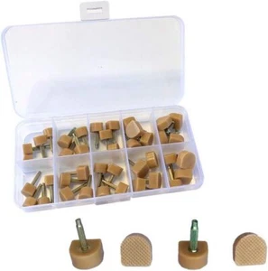 High Heel Tips Replacement kit, Beige Taps Caps Replacement Repair, U-Shape 20 - Picture 1 of 3