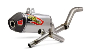 Pro Circuit T-6 Full Exhaust System Alum/Carbon Honda CRF250F 19-24 0111925F - Picture 1 of 1