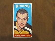 1964-65 Topps Tall Boy no. 79 Murray Oliver Boston Bruins Hockey Card