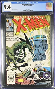 Uncanny X-Men #233 CGC 9.4 White Pages - 1988 - Brood Cover - Bild 1 von 2