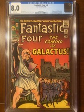 FANTASTIC FOUR #48 3/66 CGC 8.0 WHITE PAGES FIRST SILVER SURFER HIGH GRADE KEY!