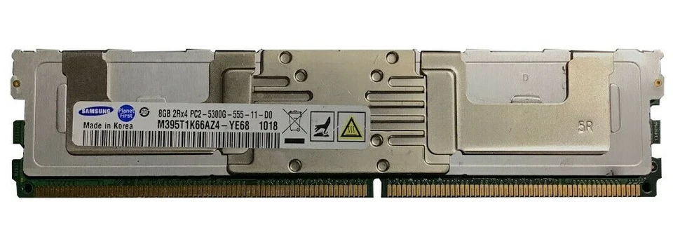 Lot of 61 x 8GB PC2-5300G Sun Microsystems 1.5V 2RX4 ECC Server Memory FBDIMM - Image 1 of 1