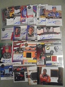 NASCAR AUTOGRAPHS&RELICS~You Pick~Special Deals! Tony Stewart,Jeff Gordon,L@@K!!