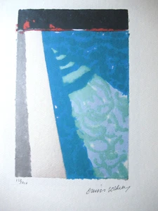 DAVID HOCKNEY: Schöne Lithographie "POOL BECKEN" 50x35cm Limitiert xx/200 - Bild 1 von 6