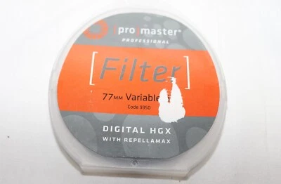 Pro Master 77 mm Filter Variable ND Neutral Density Filter - 9530 - New - Image 1 of 2