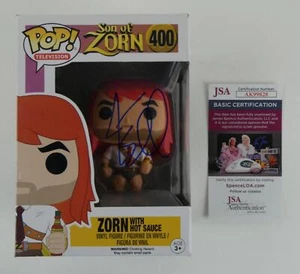 Jason Sudeikis Signed Zorn w/Hot Sauce Funko Pop Son of Zorn 400 NIB JSA COA - Picture 1 of 9