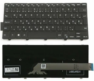 New Genuine HUNGARIAN Magyar keyboard Dell 3441 3443 3446 3451 3458 7447 5447 - Afbeelding 1 van 3