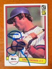 Dave Kingman Signed 1982 Donruss #182 New York Mets