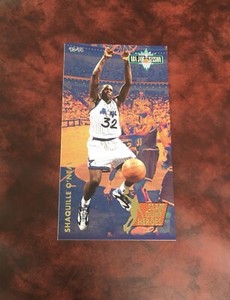 Shaquille O’Neal 1993/94 Fleer NBA JAM SESSION Slam Dunk Heroes Insert #7 of 8