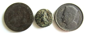 Three Coins from Morocco(silver), Zanzibar & Phoenicia - Picture 1 of 7