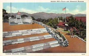 Postkarte CO: Buffalo Bill's Grave & Museum, Denver, Colorado, antik PB 1920ERer - Bild 1 von 2