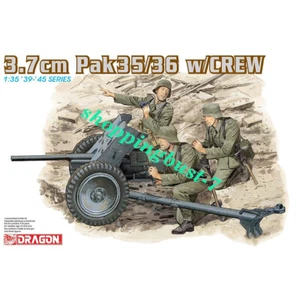 DRAGON 6152 1/35 3.7cm PAK 35/36 w/Crew Model Kit - Picture 1 of 1
