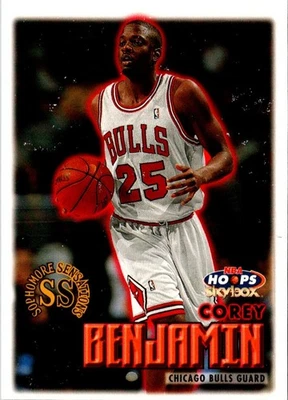 1999 Hoops Corey Benjamin #36 Chicago Bulls Basketball Card - Image 1 of 2