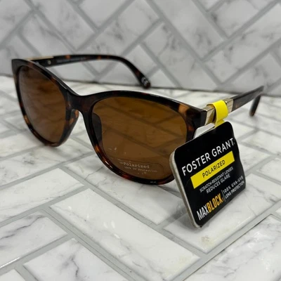 Nuevo con etiquetas/T? Gafas de sol Foster Grant MaxBlock 20034LTL204 monturas tortuga 100 % UVA-UVB Foto 1 de 4
