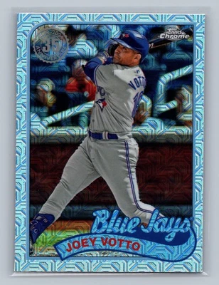 2024 Topps Update Joey Votto 1989 Topps 35th Anniversary Chrome Mojo Refractors - Image 1 of 2