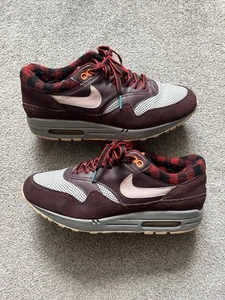 Nike Air Max 1 2007 Supreme Flannel Trainers UK8.5 US9.5 - Picture 1 of 12