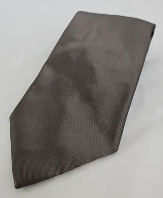 Мужской галстук Neiman Marcus сделано в Италии 100% шелк серый серебристый - Изображение 1 из 4