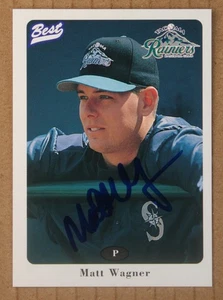 AUTOGRAFATO - Matt Wagner Best Cards #27 Tacoma Rainiers 1996 AAA - Foto 1 di 2