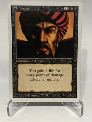 MTG El-hajjaj (MP) from Revised: Magic the Gathering - Image 1 of 2