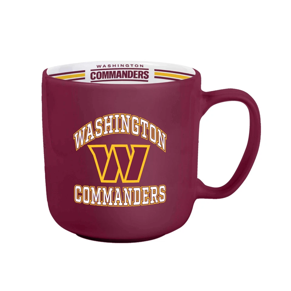 Washington Commanders Coffee Mug 15oz Stripe Design - Image 1 of 1