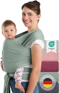Fascia Neonato Fino a 15Kg in Morbido Cotone - Fascia Porta Bebe Dalla Nascita - - Foto 1 di 12