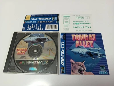 TOMCAT ALLEY Sega Mega CD Japan Import Free shipping FedEx DHL Tested G-6039 - Image 1 of 4