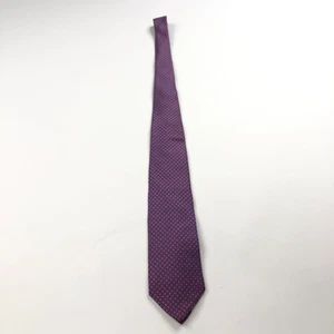 Brooks Brothers 346 Pure Silk Neck Tie Geometric All Over Print 57-in Red Blue - Picture 1 of 8