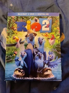 Rio 2 Blu-ray, DVD Combo 2014 animated movie 20th Century Disney - Picture 1 of 3