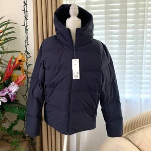 NWT Uniqlo Seamless Down Parka Men's/Unisex S in Navy Blue - Picture 1 of 11