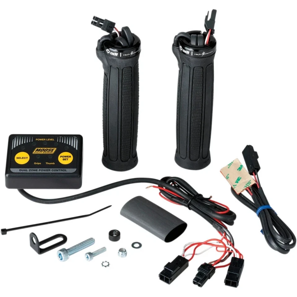 Moose ATV Heated Grip & Thumb Kit Clamp On Polaris Yamaha Honda Kawasaki Suzuki - Image 1 of 1