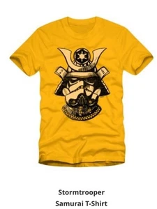 nwt STAR WARS CELEBRATION JAPAN 2025 samurai Stormtrooper t-shirt Size L Yellow - Picture 1 of 1