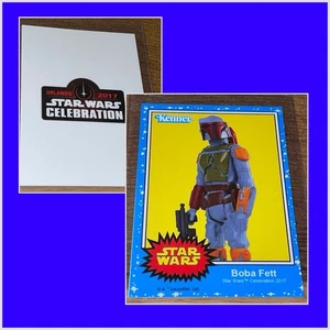 BOBA FETT STAR WARS CELEBRATIONS ORLANDO 2017 FAN SWAG KENNER TRADING CARD RARE!! - Bild 1 von 3