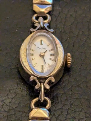 ZODIAC Gold Filled Women's Watch Manual Wind, Runs well, vintage watch - Image 1 of 4