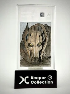 2024 Topps Chrome Star Wars Galaxy Silver Foil Sketch of General Grievous - Picture 1 of 2