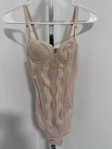 Vintage Wacoal Body Shaper BH Minimizer Beige 9938 Größe 75/85/90-98 - Bild 1 von 6