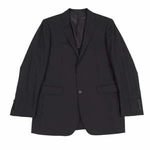 Burberry Black Label Wool Stripe Weave Tailored Jacket Black, Used - Picture 1 of 12