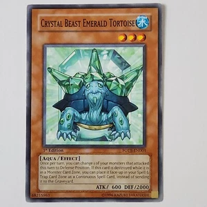 Crystal Beast Emerald Tortoise - FOTB-EN003 - VLP - Common - 1st ed - Yugioh - Picture 1 of 2