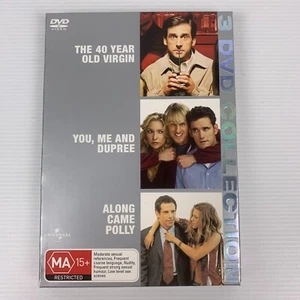 40 Year Old Virgin, The / You, Me And Dupree / Along Came Polly (DVD 2005) Reg 4 - Picture 1 of 6