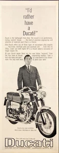 1965 Ducati Motorcycle Italy Race-Proven Alloy Engines Monza Jr Vintage Print Ad - Picture 1 of 1