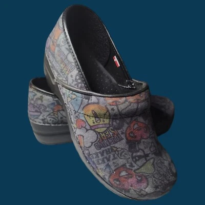 Женские профессиональные рабочие туфли эмодзи Sanita размер 9 серые замшевые кожа - Изображение 1 из 4