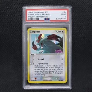 2006 Pokemon: ZANGOOSE 34/110 [Reverse Holo Rare] [EX Holon Phantoms] Mint PSA 9 - Picture 1 of 2