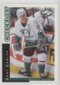 1997-98 Score Paul Kariya #270 HOF