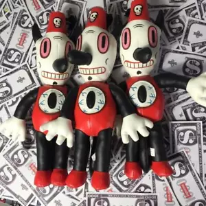 RARE GARY BASEMAN TOBY DOLL 12" stuffed plush toy new 1pcs - Picture 1 of 6