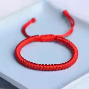 Kabbalah Red String Minimal Bracelet Good Luck Thread Hilo Rojo Men Women Gift - Picture 1 of 4