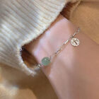 Good Luck Beads Bracelets for Women Girl Transfer Pearl Jade Happy Word Bracelet