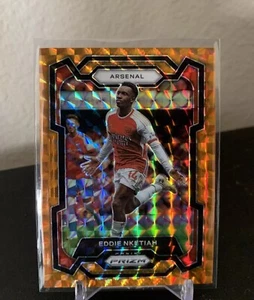 2023-24 Prizm EPL Eddie Nketiah Orange Mosaic Arsenal #28 English Premier League - Bild 1 von 2