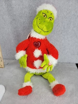 Hallmark Dr. Seuss's Grinch Stole Christmas Plush Animal Toy 22" - Not Working - Image 1 of 4