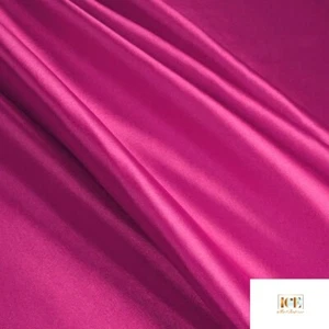 Fuchsia_ Charmeuse Medium Quality Satin Fabric Sold by The Yard_60" Width_ - Picture 1 of 5
