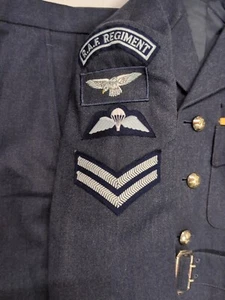 RAF Regiment No1 SD Uniform Paratrooper Jacket & Trousers RAFAC CCF - Picture 1 of 16