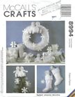 McCall's 8994 SNOW BABIES Tree Topper, Wreath, Ornaments, Stocking UNCUT Pattern